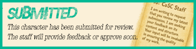 Character Submitted